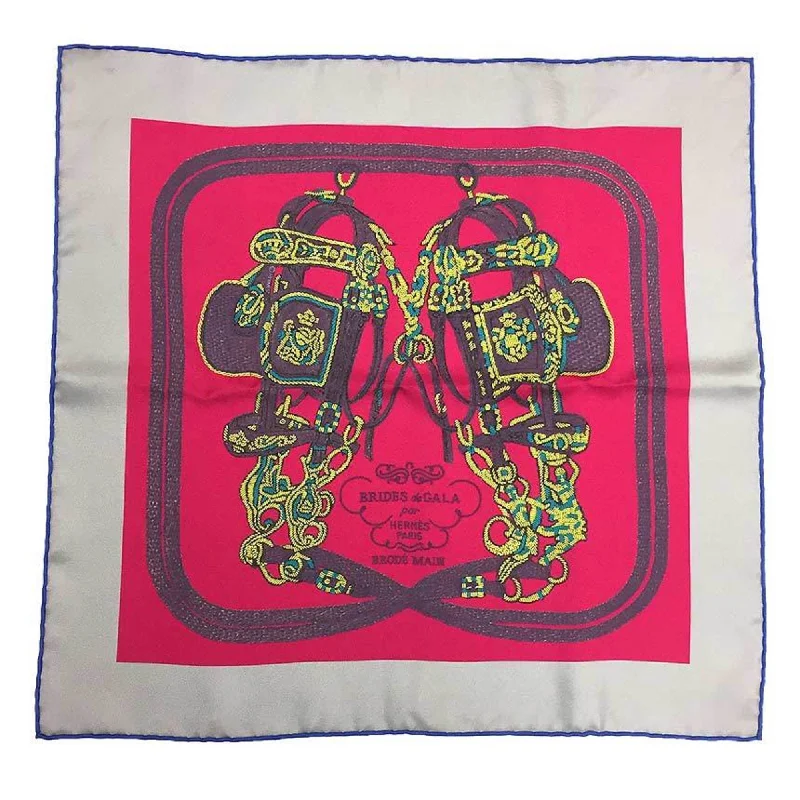 Hermes  pink Silk Scarf (Pre-Owned)