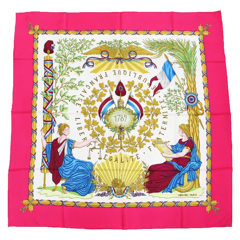 Hermes pink  Silk Scarf (Pre-Owned)