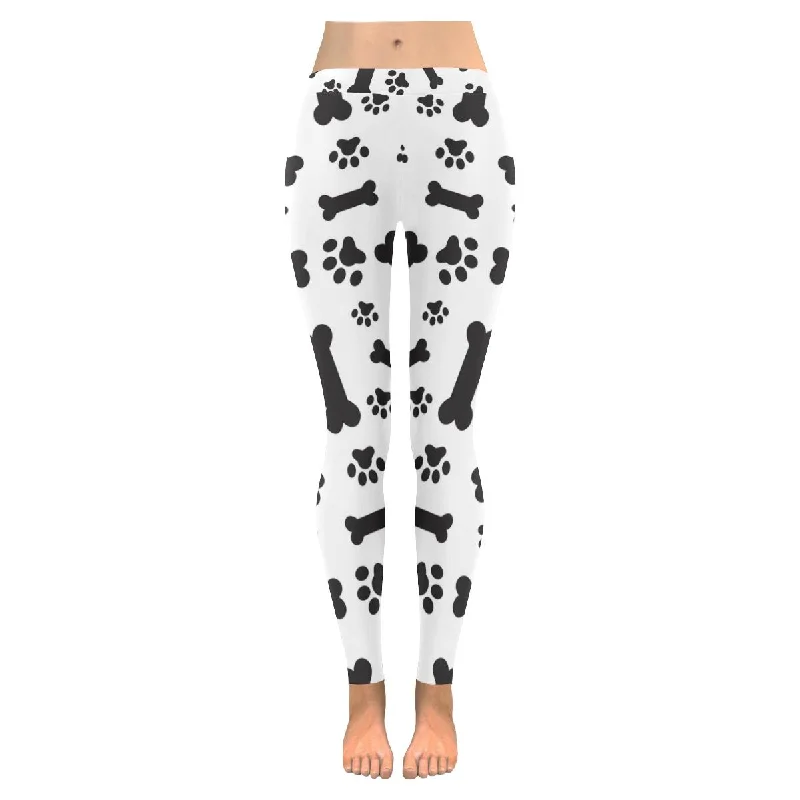 Zenzzle Dog bones and paws print womens outdoor Leggings plus size:XXS-5XL