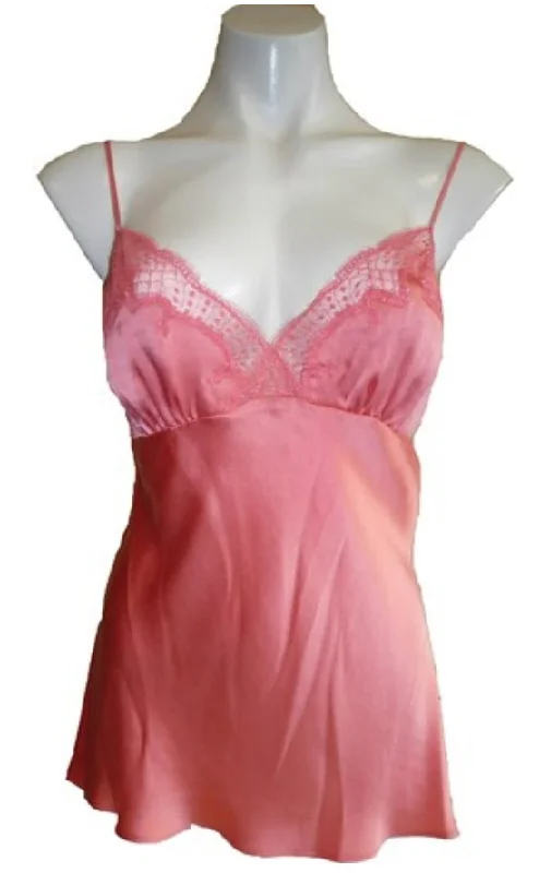 Love and Lustre Silk Camisole in Coral LL564