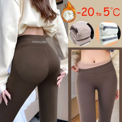 Fleece Thickened Leggings Winter -20 To 5 Shark Pants For Women High Waist Tight Skinny Tummy Control Buttocks Slimming Yoga Pan