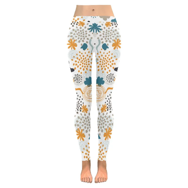 Zenzzle graphic yellow pattern womens outdoor Leggings plus size:XXS-5XL