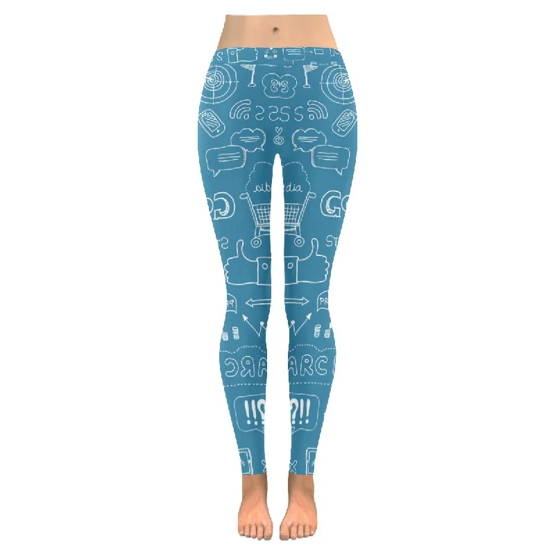 Zenzzle Brainstorming elements women outdoor plus size leggings XXS-5XL