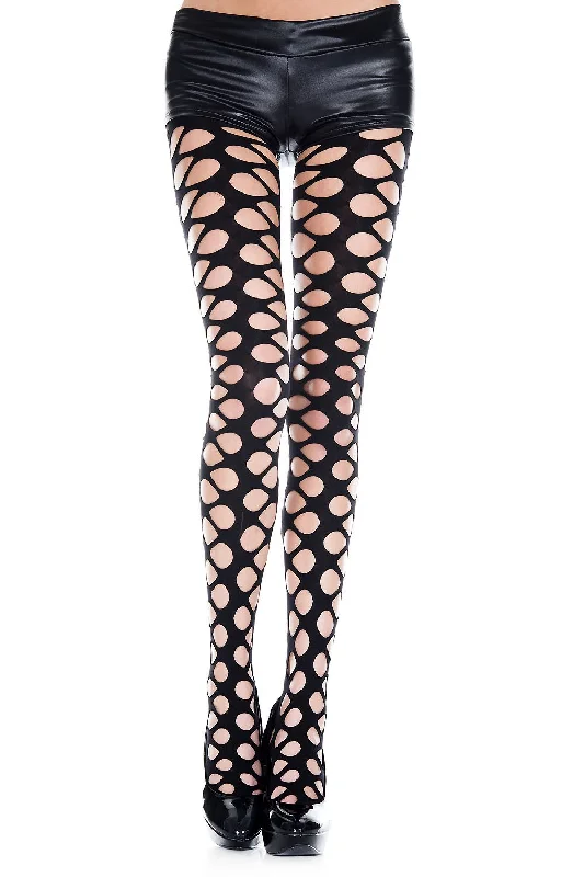 Music Legs Net Hole Tights