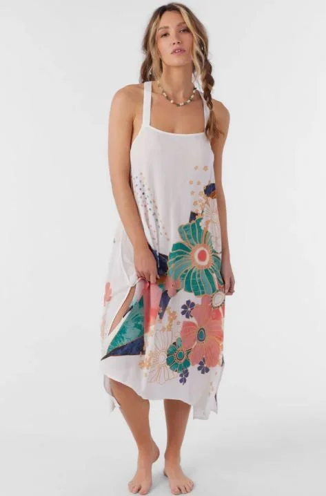 O'neill Cover-Ups Halter Style Back Allover Prin