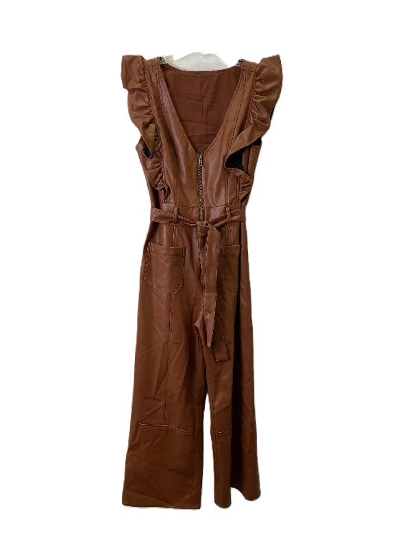 Jumpsuit By Maeve In Tan, Size: Xs