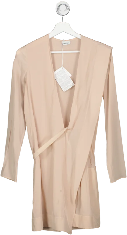 La Perla Nude Silk Tunic UK 8