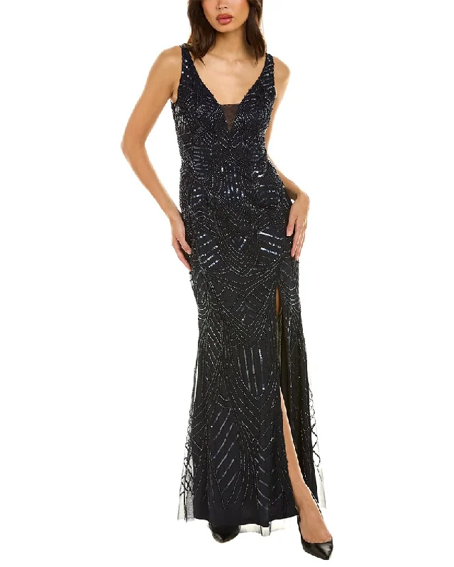 Adrianna Papell Beaded Gown