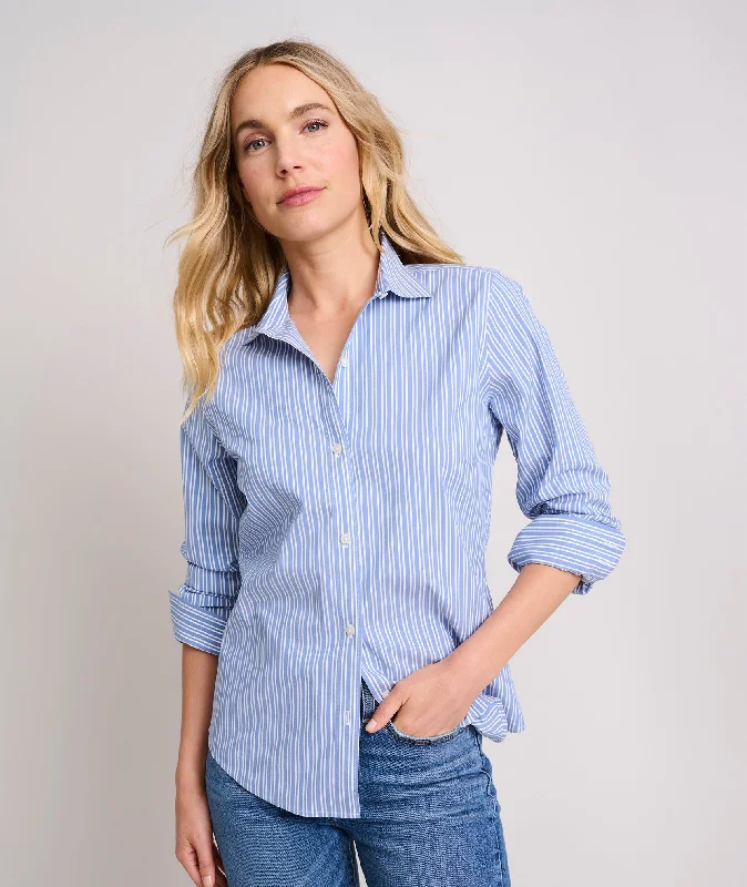 Wrinkle-Free Stretch Cotton Bella Shirt