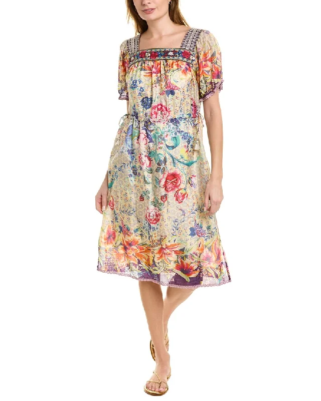 Johnny Was Topiary Rumi Silk Dress