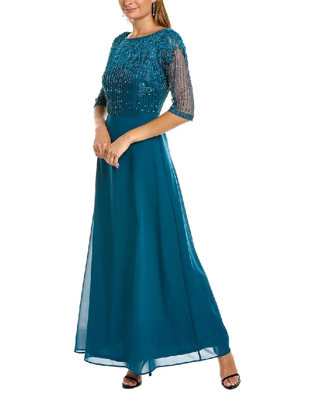 JS Collections Opal A-Line Gown