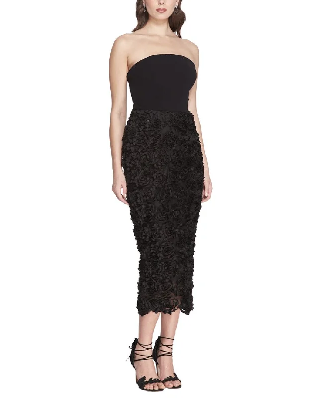 Marchesa Notte Midi Dress