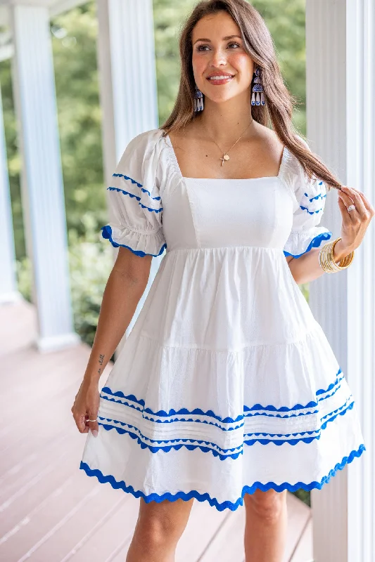 Showstopper Off White Babydoll Dress