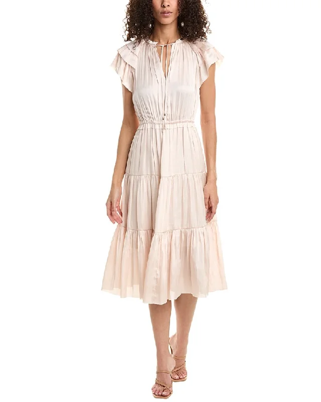 Stella + Lorenzo Tiered Midi Dress