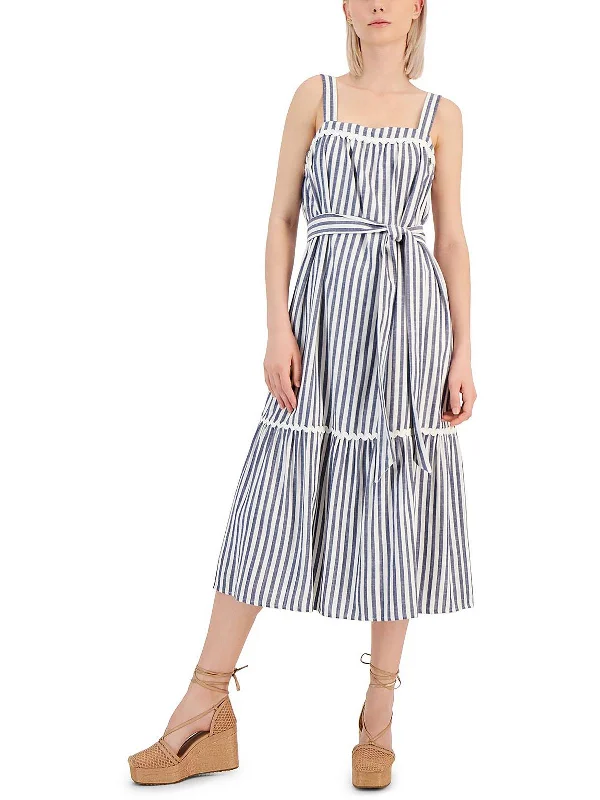 Womens Casual Midi Sundress