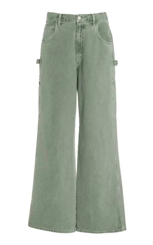 Magda Denim Carpenter Pant In Salmander