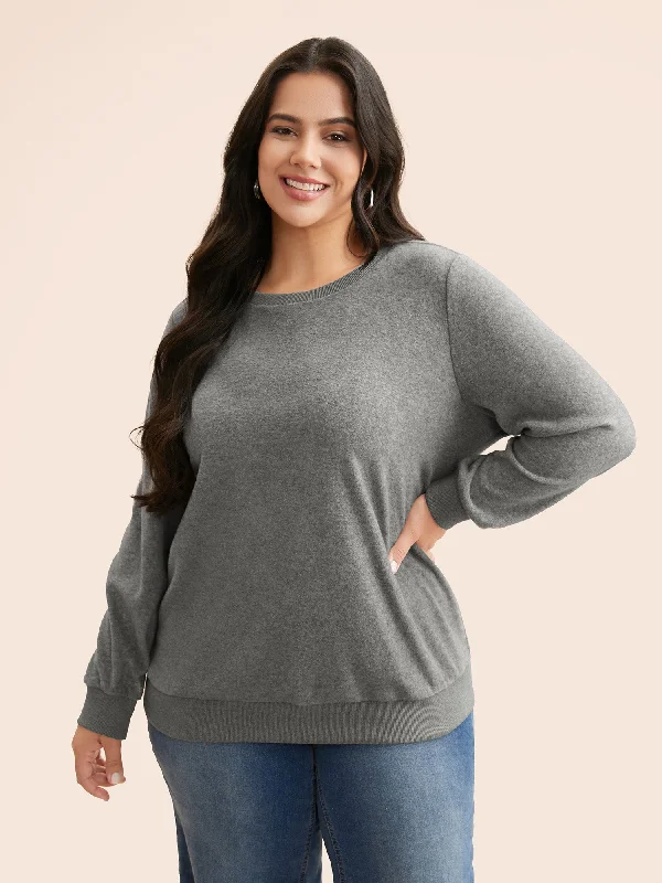 Airy Cozy Crew Neck Sweatshirt