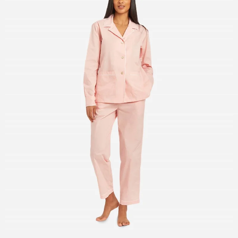 Women's Long Pj Set In Bubbles